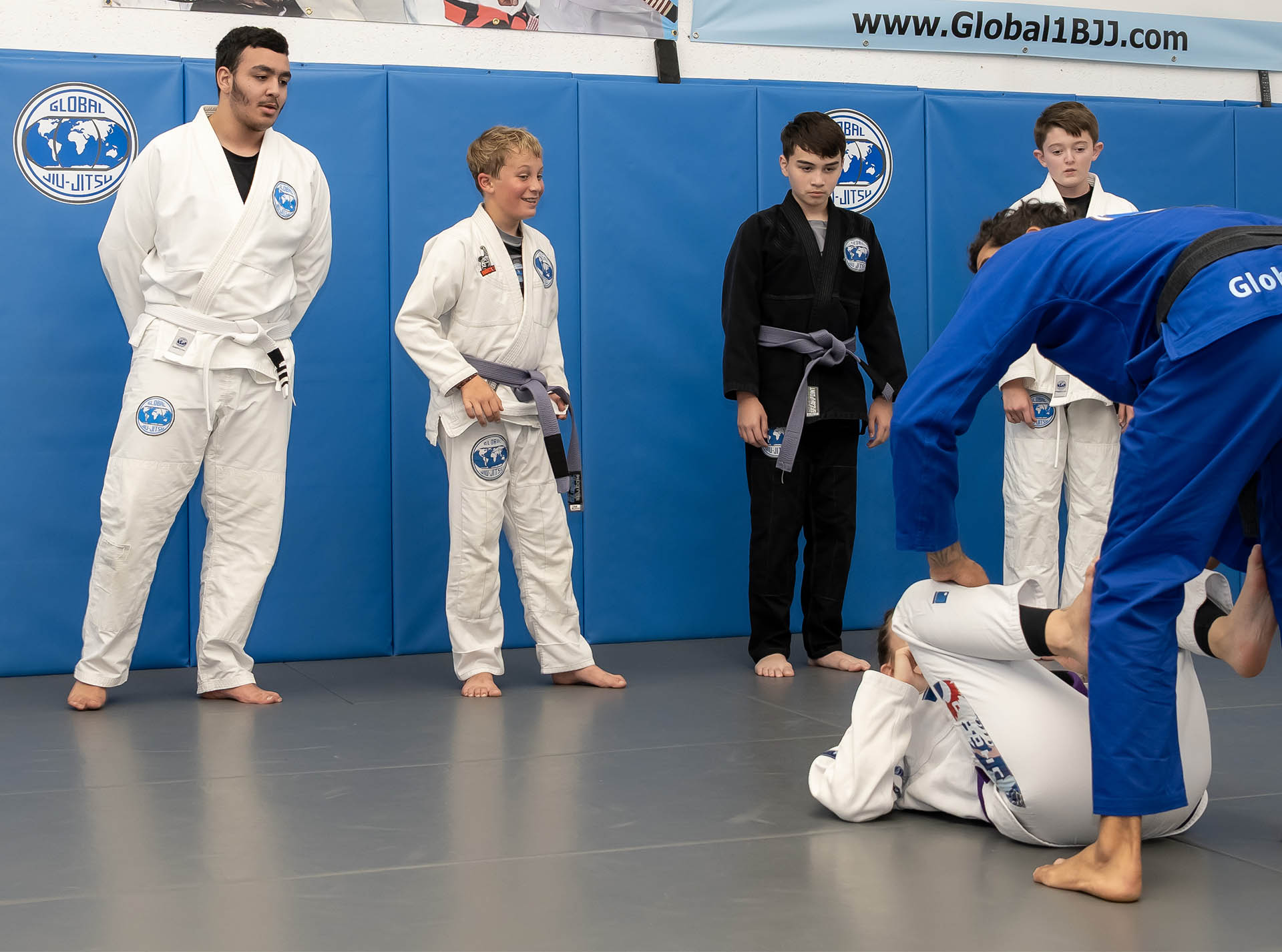 Group training at Global BJJ